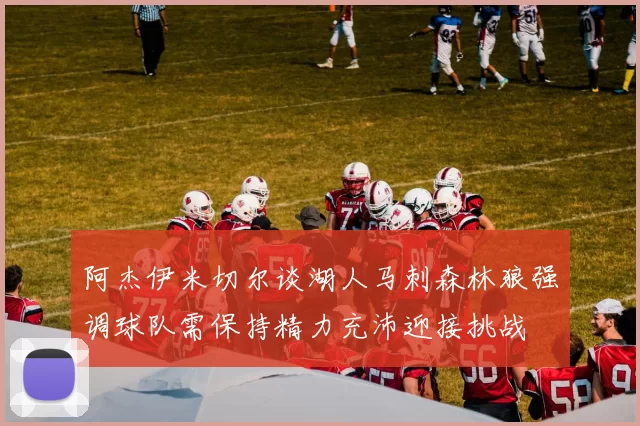 阿杰伊米切尔谈湖人马刺森林狼强调球队需保持精力充沛迎接挑战